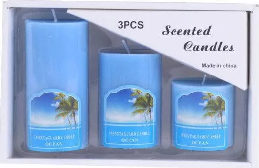 Εντομοαπωθητικά Κεριά για Κουνούπια 3τμχ