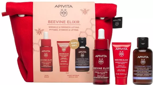 Apivita Beevine Elixir Σετ Περιποίησης για Αντιγήρανση, Ενυδάτωση & Σύσφιξη 4τμχ