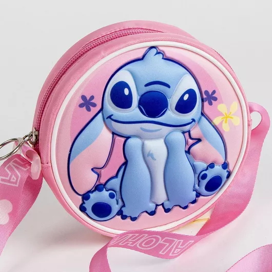 Τσαντάκι Ώμου 3d 13εκ Disney Λίλο & Στιτς