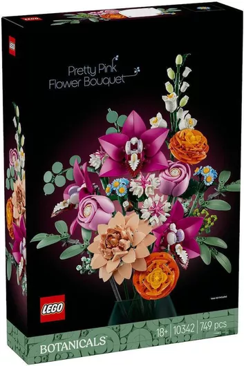 Lego Botanical Collection Pretty Pink Flower Bouquet για 18+ Ετών 749τμχ.