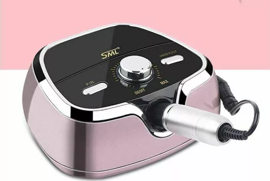 Sml M3 Τροχός Νυχιών Ρεύματος 35W Μοβ με Πεντάλ με 35000 Στροφές ανά Λεπτό