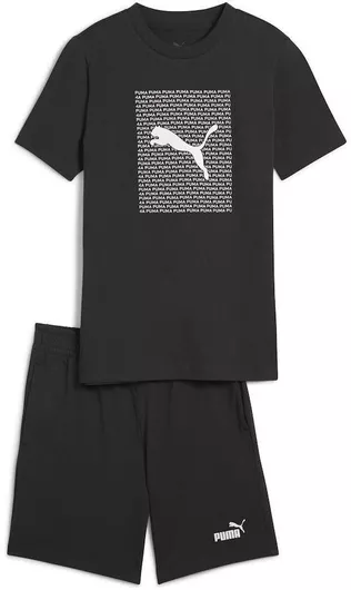 Παιδικό Σετ με Σορτς Puma Καλοκαιρινό 2τμχ Μαύρο
