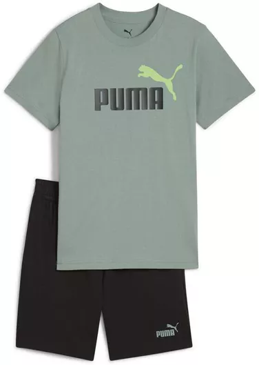 Παιδικό Σετ με Σορτς Puma Καλοκαιρινό 2τμχ Dusty Green