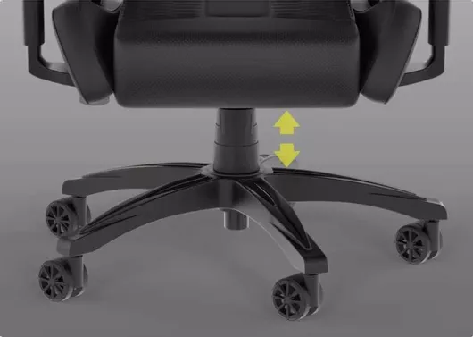 Καρέκλα Gaming Corsair TC100 Relaxed Δερματίνης με Ρυθμιζόμενα Μπράτσα Μαύρο