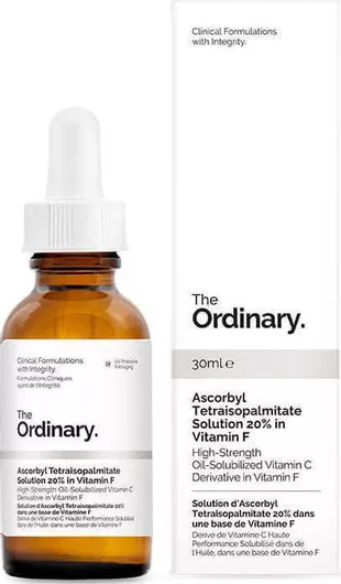 The Ordinary Ascorbyl Tetraisopalmitate Solution 20% in Vitamin F Αντιγηραντικό Serum Προσώπου 30ml