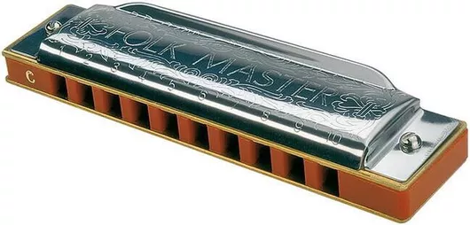 Suzuki 1072fa Sharp Folkmaster Harmonica 10 Keys Key of F