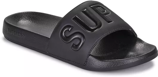 Superdry Core Ανδρικά Slides Μαύρο