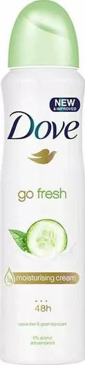Dove Go Fresh Cucumber & Green Tea Αποσμητικό 48h σε Spray 250ml