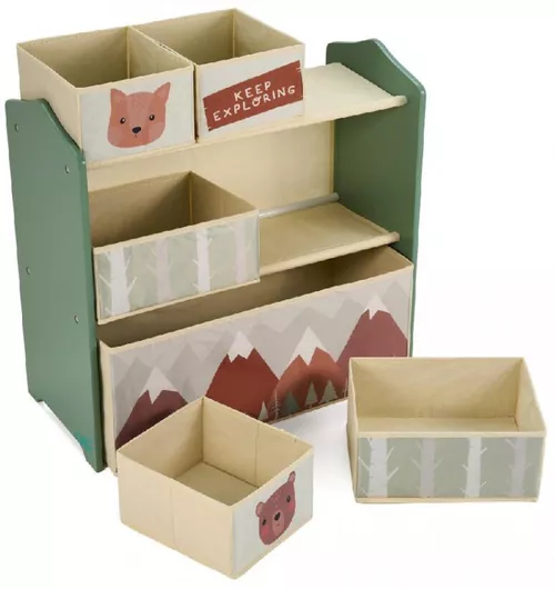 U-Grow Σύστημα Αποθήκευσης Παιχνιδιών Πράσινο