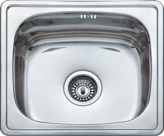 Νεροχύτης ecoSink Ένθετος Inox Σατινέ Μ48xΠ43cm Ασημί