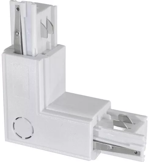 Eurolamp Συνδεσμος Εσωτερικος 4 Γραμμων Γωνιας 90⁰ Τροφοδοσια Λευκος 145-59114