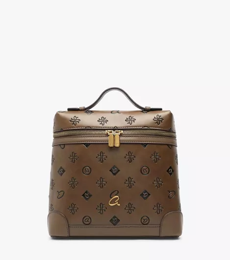 Σακίδιο Πλάτης Axel 1023-0514 από Δερματίνη 23x22x8cm Πούρο