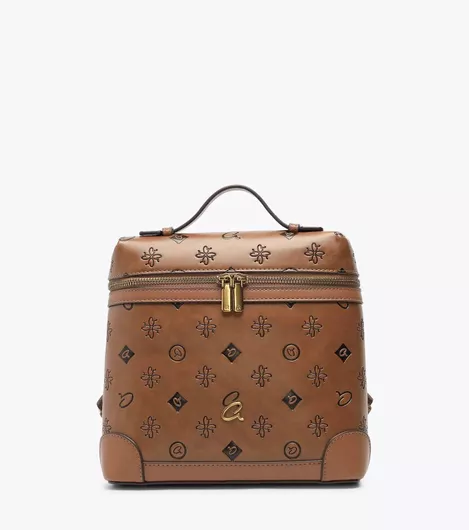 Σακίδιο Πλάτης Axel 1023-0514 από Δερματίνη 23x22x8cm Ταμπά