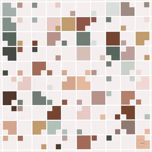 Γυναικείο Φουλάρι Twill Nudo Monk Norma Μεταξωτό Πολύχρωμο