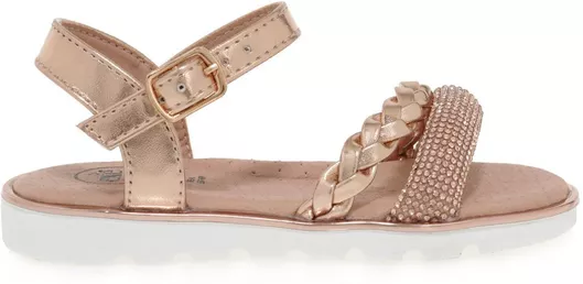 Exe Παιδικά Πέδιλα Ροζ Χρυσό