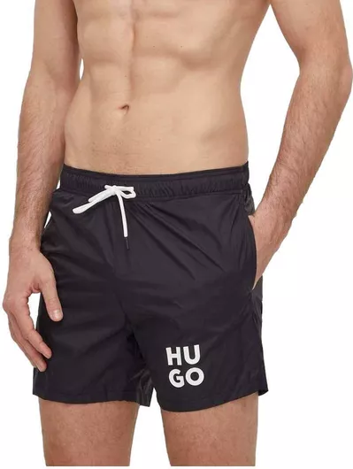 Hugo Boss Ανδρικό Μαγιό Σορτς Μαύρο