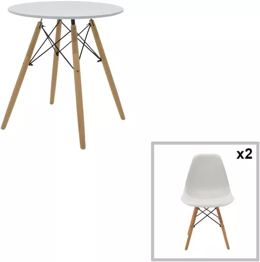 Τραπεζαρία Jolly 3τμχ 60x60cm