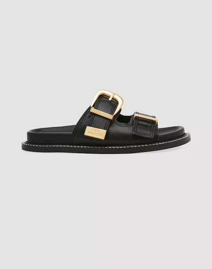 Steve Madden Γυναικεία Σανδάλια Μαύρο