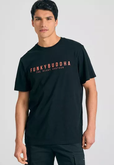 Funky Buddha T-shirt Μαύρο