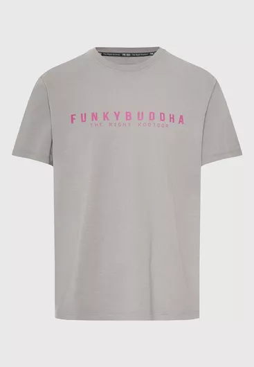 Funky Buddha Γκρι T-shirt
