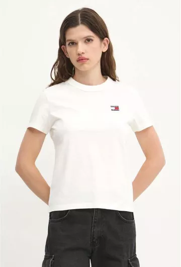 Tommy Hilfiger Badge Γυναικείο T-shirt Λευκό