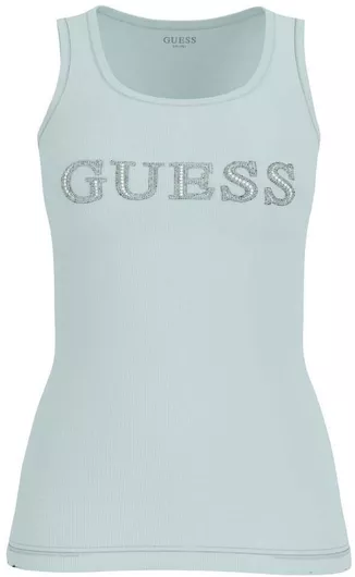 Guess Γυναικεία Αθλητική Μπλούζα Misty Teal