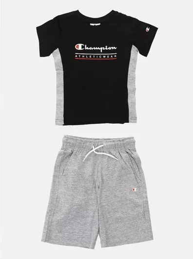 Παιδικό Σετ Ρούχων Champion Καλοκαιρινό 2τμχ Βlack