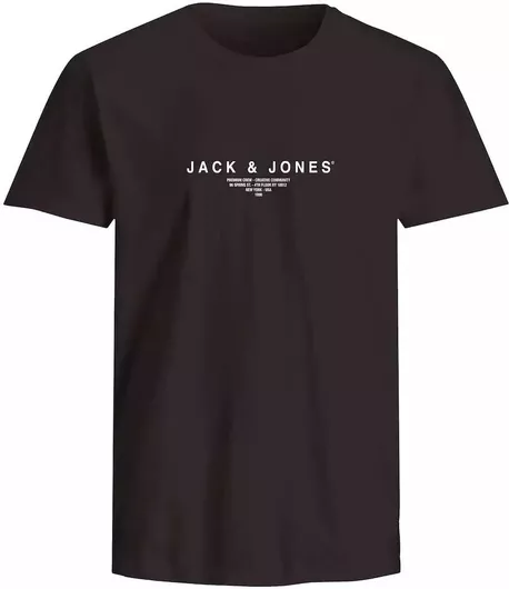 Jack & Jones T-shirt Μαύρο