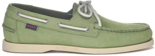 Sebago Docksides Portland Δερμάτινα Ανδρικά Μοκασίνια Πράσινο