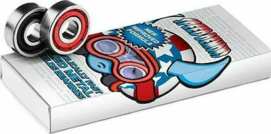 Speed Demons Skate Stars Red Abec 5 Bearings (8pcs)