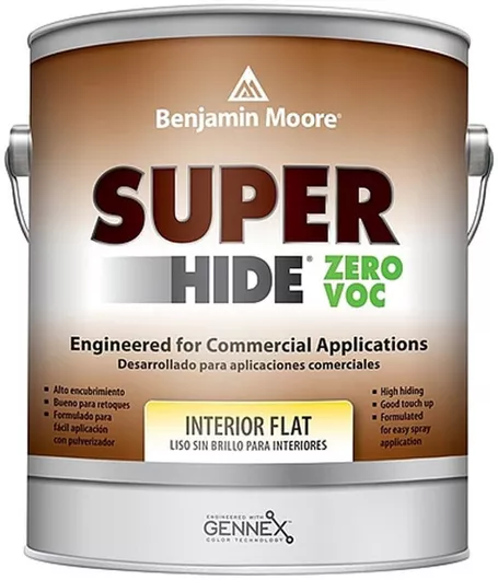 Πλαστικό Χρώμα Benjamin Moore Super Hide για Εσωτερική Χρήση 3.78lt
