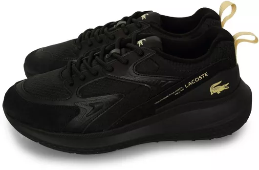 Lacoste L003 Evo Ανδρικά Sneakers Μαύρο / Χρυσό