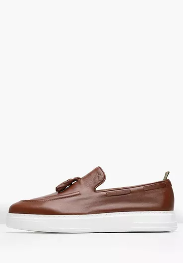 Boss Shoes Ανδρικά Δερμάτινα Loafers COGNAN DARIO