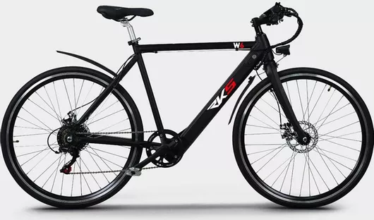 Ηλεκτρικό Ποδήλατο RKS W6 28" Μαύρο Πόλης με 6 Ταχύτητες & Δισκόφρενα