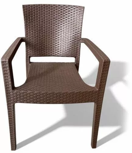 Καρέκλα Rattan 59x56x88cm Εξωτερικού Χώρου καφέ