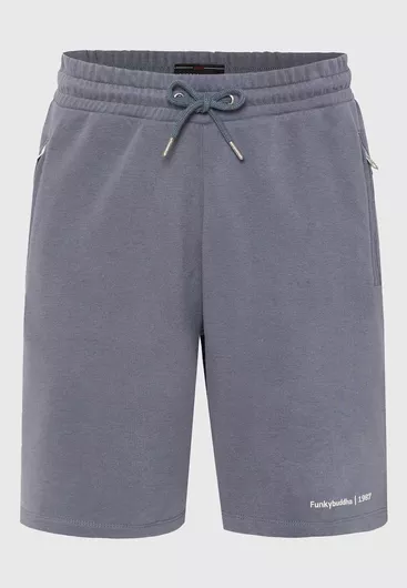 Funky Buddha Αθλητική Ανδρική Βερμούδα Γκρι