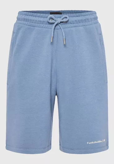 Funky Buddha Αθλητική Ανδρική Βερμούδα Μπλε