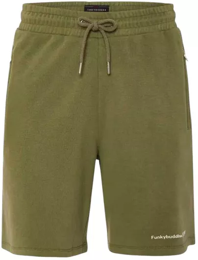 Funky Buddha Ανδρική Βερμούδα Χακί Πράσινο Hunter Green