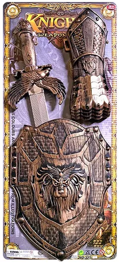 Σετ Ιππότη 3 Τεμ Carnavalista (56x25cm) - Κωδικός 232576