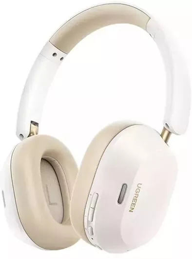 Ακουστικό Ugreen HP203 Ασύρματα / Ενσύρματα On Ear με 45 ώρες Λειτουργίας Λευκό