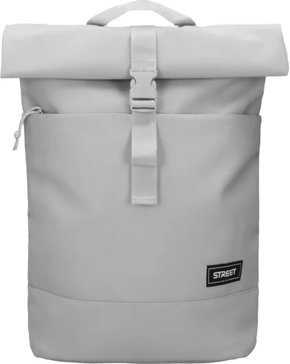 Τσάντα Backpack Fashion Street Rollup Fog 30x12x46cm Γκρι