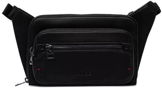 Τσαντάκι Μέσης Hugo Boss Ανδρικό Μαύρο