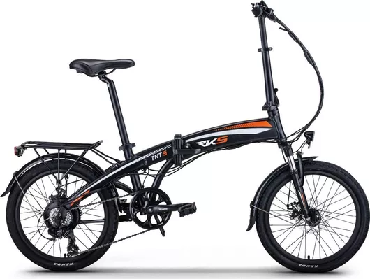 Ηλεκτρικό Ποδήλατο RKS TNT5 20" Μαύρο Σπαστό Πόλης με 6 Ταχύτητες & Δισκόφρενα
