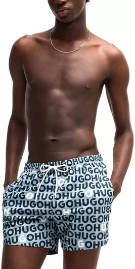 Hugo Boss Ανδρικό Μαγιό Σορτς Σιέλ-μπλε