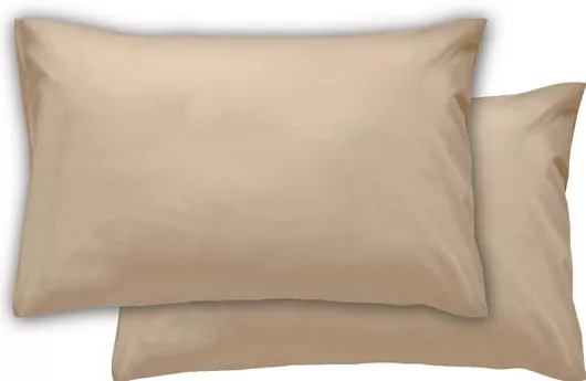 Σετ Μαξιλαροθήκες SpitiBazaar Line xcm Μπεζ-Σκούρο