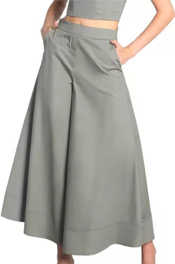 Moutaki Γυναικείο Υφασμάτινο Παντελόνι Khaki