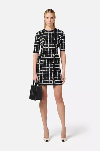 Elisabetta Franchi Mini Φούστα Μαύρο