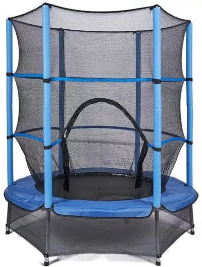 Τραμπολίνο Oxford Home Εξωτερικού Χώρου Διαμέτρου 140cm με Προστατευτικό Δίχτυ