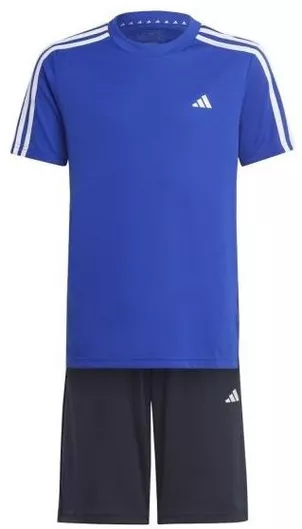 Παιδικό Σετ με Σορτς adidas Καλοκαιρινό 2τμχ Μπλε Essentials 3s