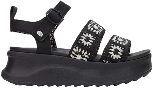 Hey Dude Γυναικεία Σανδάλια Μαύρο